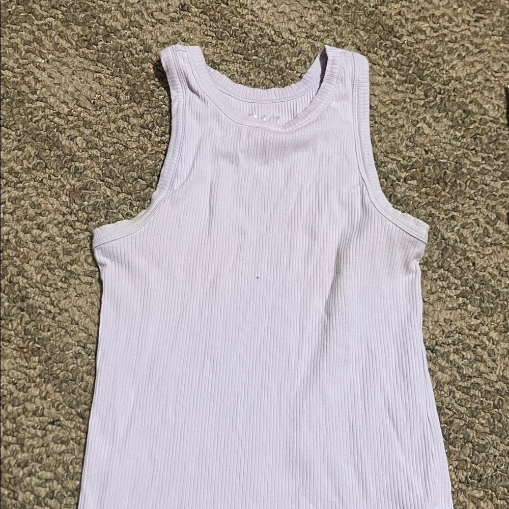 Maurices Lavender Ribbed Tank Top
